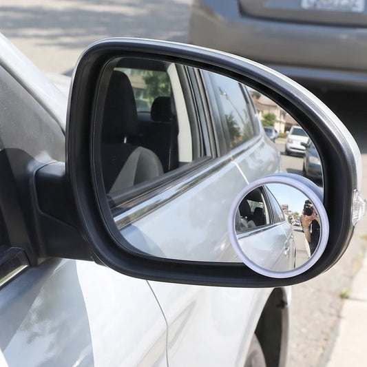 Car Blind Spot Mirror – Round Convex Wide-Angle Rear View Mirror