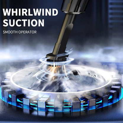 Wireless Car Vacuum Cleaner – Portable 2-in-1 Dust Buster  Velvet Wheels