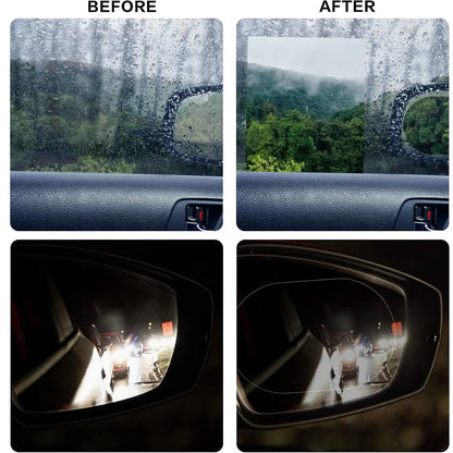 Anti-Fog Rearview Mirror Film – HD Clear Protective Sticker