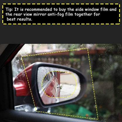 Anti-Fog Rearview Mirror Film – HD Clear Protective Sticker