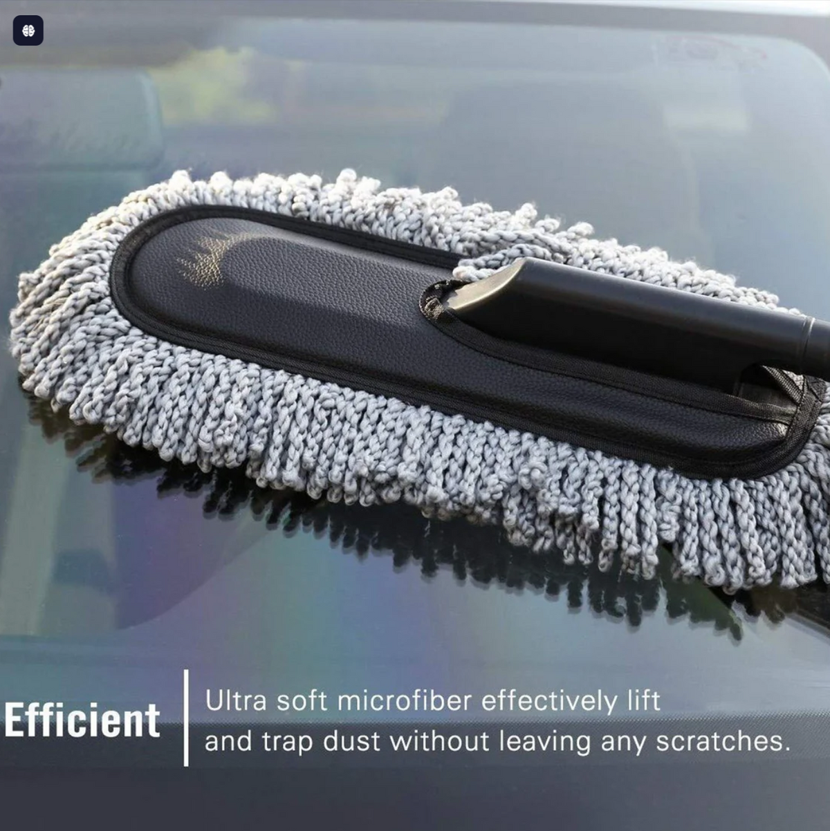 Premium Retractable Microfiber Car Duster – Extendable Handle for Car & Home Cleaning