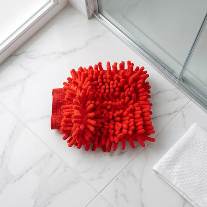 Premium Microfiber Car Wash Glove – Chenille Cleaning Mitt for Car, Bike & Home