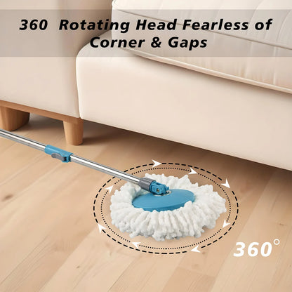 360 Degree Spin Mop – Effortless Floor Cleaning with Adjustable Handle