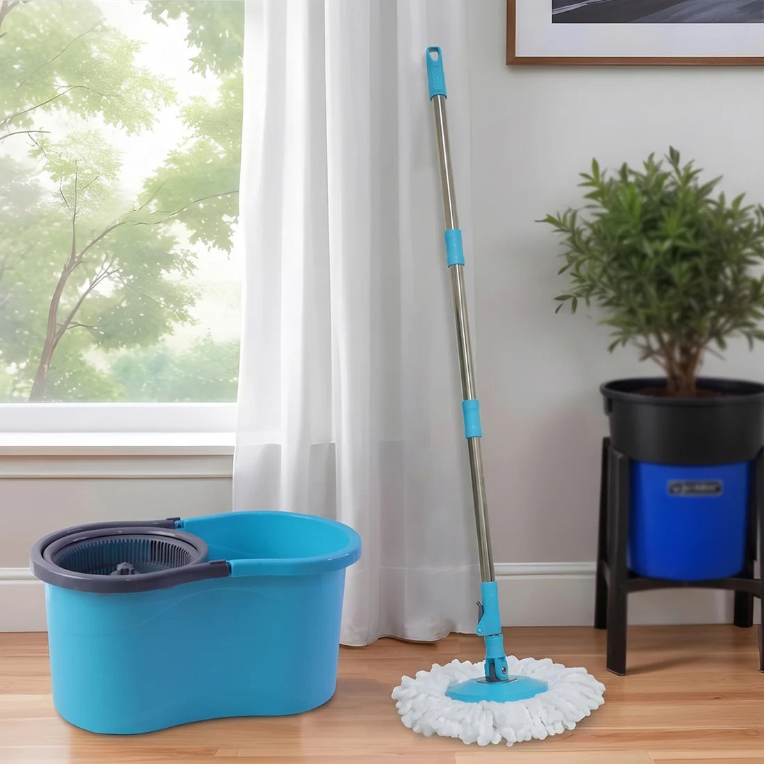 360 Degree Spin Mop – Effortless Floor Cleaning with Adjustable Handle
