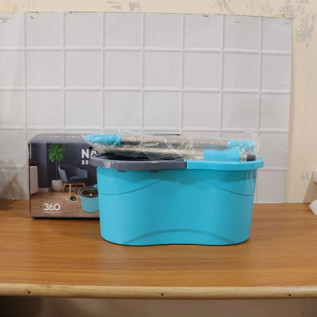 360 Degree Spin Mop – Effortless Floor Cleaning with Adjustable Handle