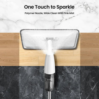 Multipurpose Spray Flat Mop – Easy Handle & Reusable Microfiber Pad