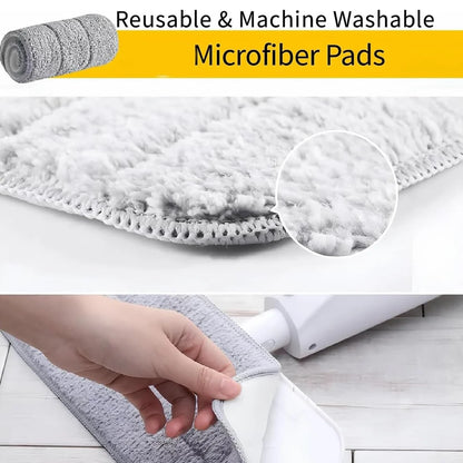 Multipurpose Spray Flat Mop – Easy Handle & Reusable Microfiber Pad